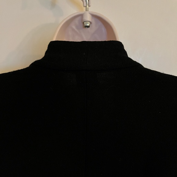 Eileen Fisher Single Button Wool CrepeCardigan Sweater - Picture 4 of 9